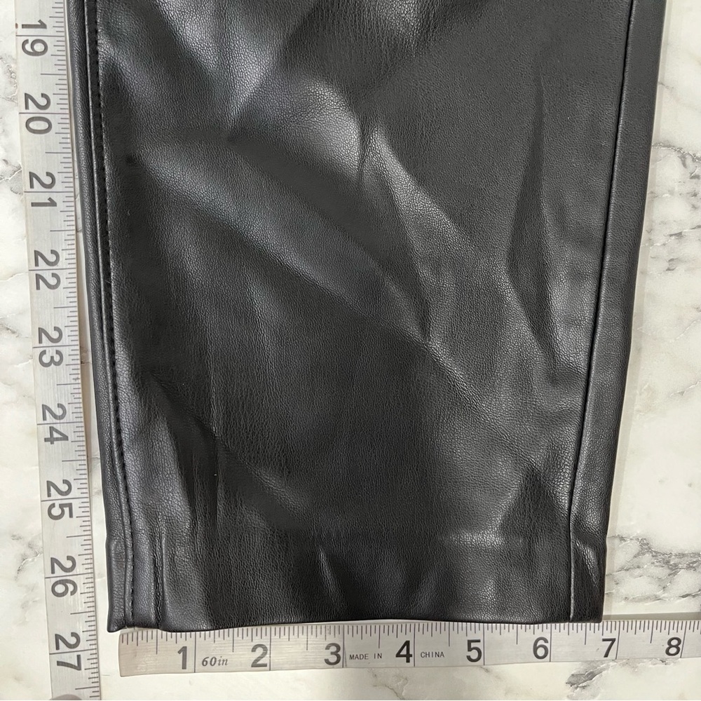 BLANKNYC Faux Leather Straight Leg Pant in Need You Tonight - Picture 10 of 13